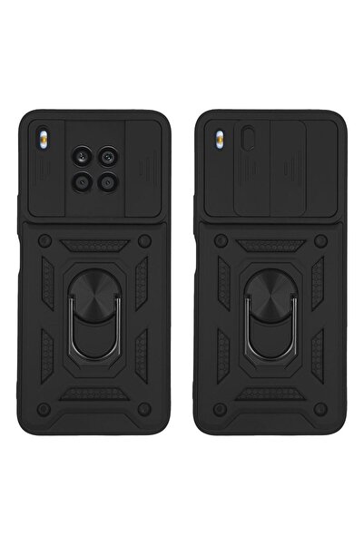 Sonique Θήκη Ring Armor CamPro Honor 50 Lite / Nova 8i Μαύρο