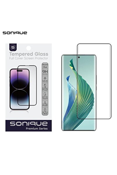 Sonique Curvy Glass Premium Series HD Full Cover 9H Honor Magic5 Lite 5G Μαύρο