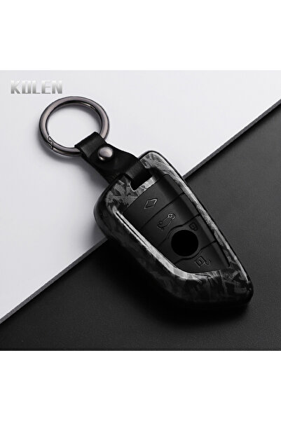 Choice F-Carbon Set 1 ABS Carbon Fiber Style Car Key Case Cover For BMW X1 X3...