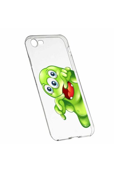 bestcase Силиконов калъф, Прозрачен, Тънък, Зелено чудовище, Xiaomi Redmi Not...