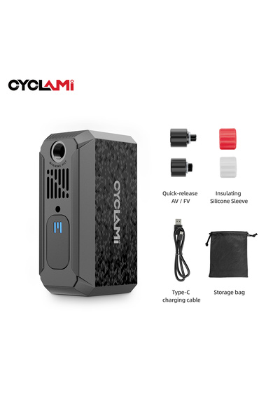 Choice مضخة هواء صغيرة AM6 من CYCLAMI، مضخة هواء محمولة للدراجات بقوة 130PSI،...