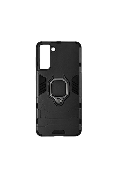 OEM Ring Armor Kickstand magnetic car holder Samsung Galaxy S21 Μαύρο
