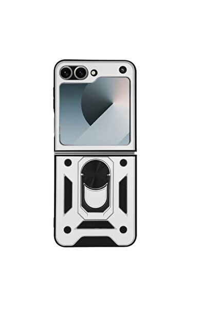 Sonique Θήκη Ring Armor CamPro για Samsung (Large Hole) Galaxy Z Flip 6 / Gal...