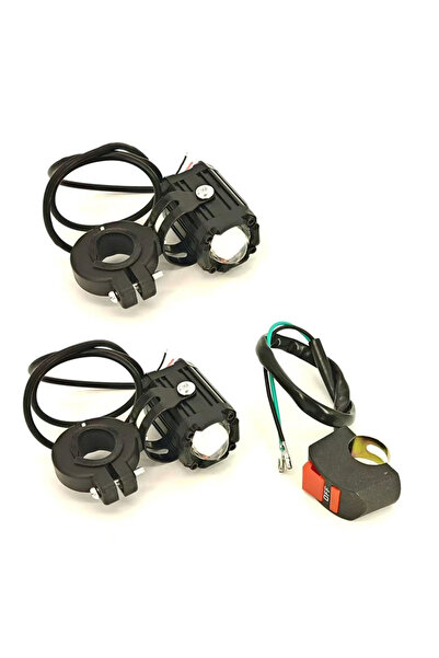 Choice1 2PCAnd switch TCYATO Motorcycle LED Headlights 12V-85V Four-Color+Bur...