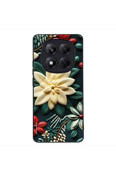 Sonique Θήκη 3D Flower Series για Xiaomi Redmi Note 14 Pro 4G Πράσινο