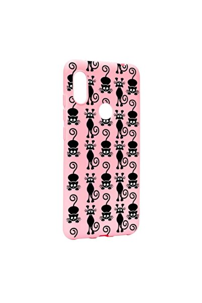bestcase Калъф за Xiaomi Redmi Note 6 Pro, Силиконов, Black Cat P115