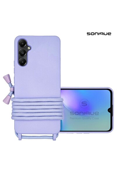 Sonique Θήκη Σιλικόνης με Κορδόνι CarryHang Samsung Galaxy A05s 4G Λιλά