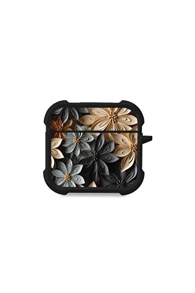 Sonique Θήκη Σιλικόνης 3D Flower Series για AirPods 4 Γκρι