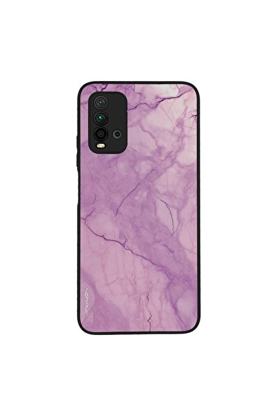 Sonique Θήκη Marble Series για Xiaomi Redmi 9T Βιολετί