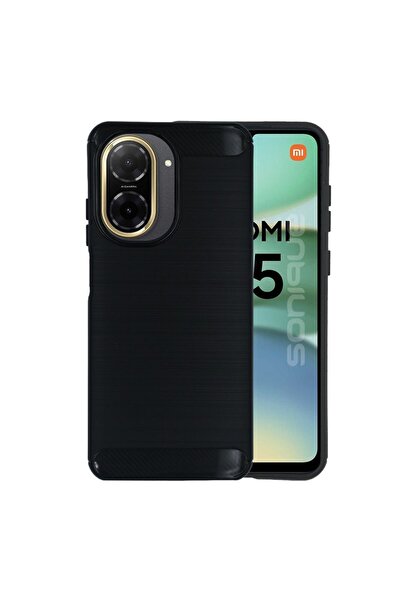 Sonique Θήκη Σιλικόνης Carbon Brushed Xiaomi Redmi A5 4G (173.45mm) Μαύρο