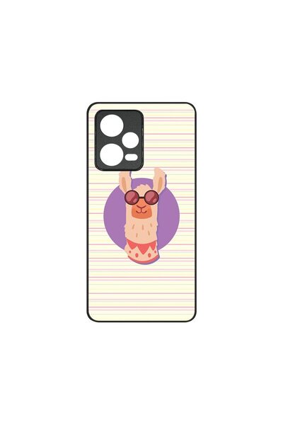 bestcase Λεπτή Γυάλινη Θήκη, Συμβατή με Xiaomi Redmi Note 12 5G, LLama, Χρώμα...