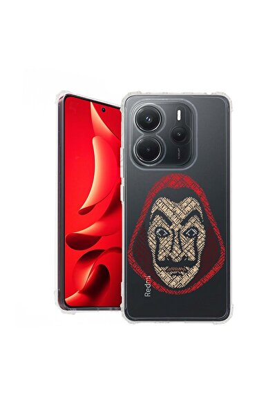 bestcase Husă pentru Xiaomi Redmi Note 14 4G, Antișoc 1.5MM, Calligraphy Mone...