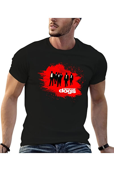 Chic Bloom تي شيرت مطبوع سريع الجفاف بتصميم Reservoir Dogs