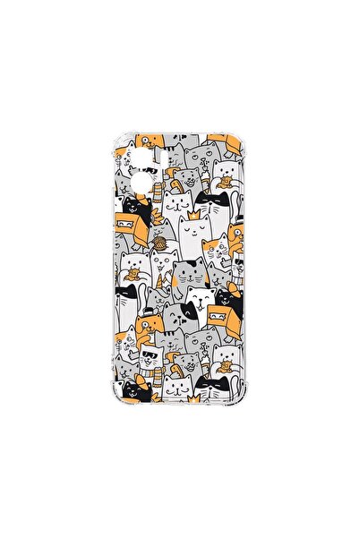 bestcase Противоударен калъф 1.5ММ, съвместим с Xiaomi Redmi A1, с котешки мо...