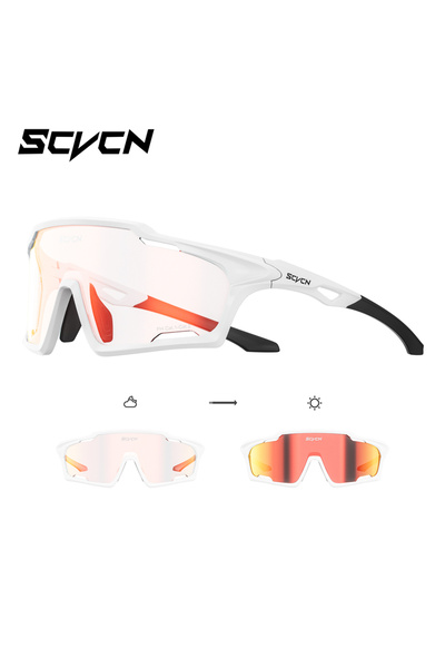 Choice نظارات شمسية فوتوكرومية RED-06 SCVCN للرجال، نظارات لركوب الدراجات وال...