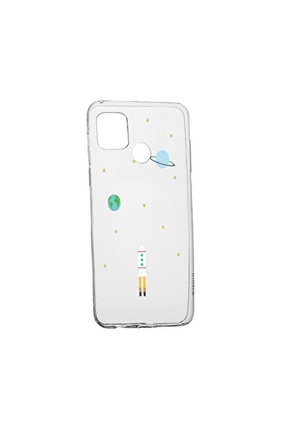 bestcase Силиконов калъф, съвместим с Xiaomi Redmi 10A, с мотиви Вселена, Кос...