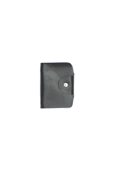 ButicCochet Portcard, din piele naturală, ButicCochet, 10 x 7 cm, Negru - PR746
