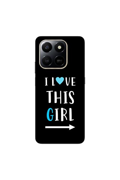 OEM Husa compatibila cu Honor X7d Silicon Gel Tpu Model Cupluri I love This Girl