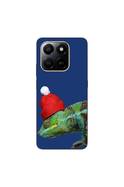 OEM Калъф, съвместим с Honor X7d, силиконов гел TPU, с десен Коледен хамелеон