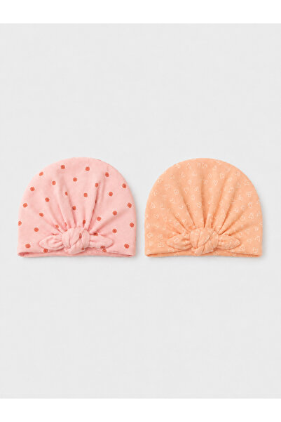For My Baby Set of 2 Newborn Knotted Beanies