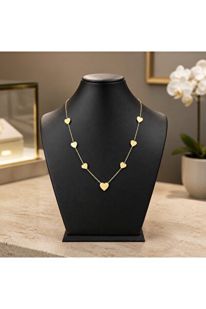 Alissa Accessories ALİSSAVİP FİGÜRLÜ ÇELİK KOLYE 316L PASLANMAZ, KARARMAZ, 19...