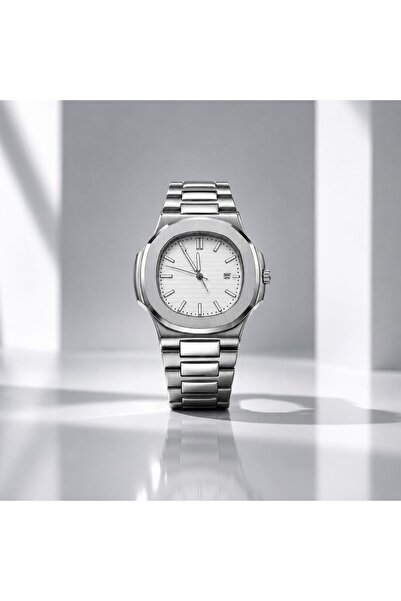Eylemboutique Men's Steel Strap - Calendar - Stylish Design Wristwatch - Eşre...