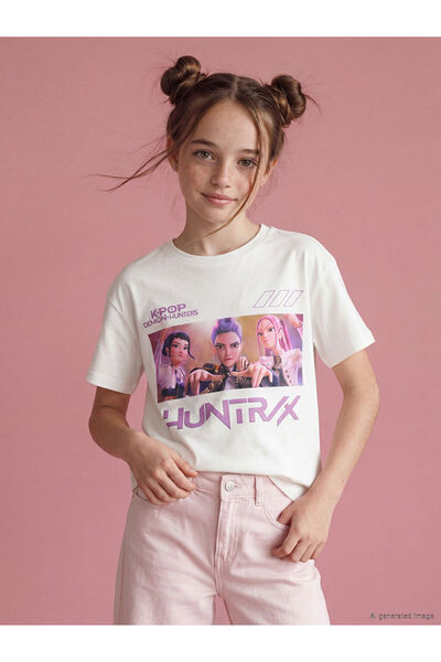 LC Waikiki I K-Pop Demon Hunters Printed Girls' T-Shirt from Freezen Store