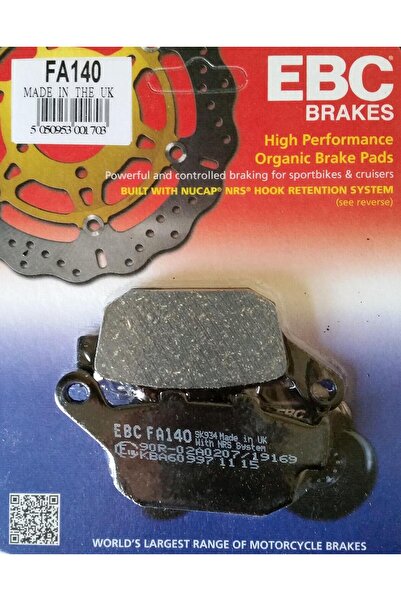 EBC Fa140 2021-2025 Triumph Trident 660 Uyumlu Arka Fren Balatası Organik Balata