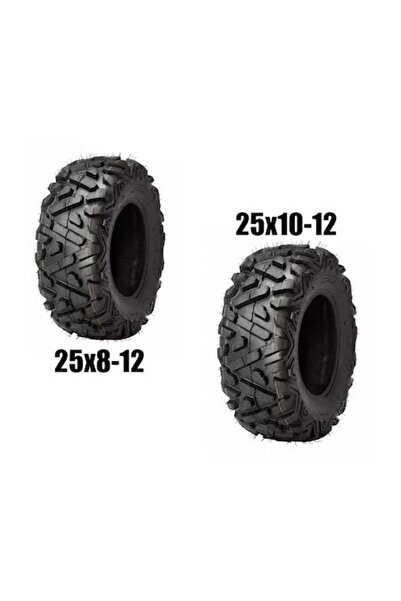 Journey Set 4 ATV Tires, 25 10 12, 25 8 12 Off-road
