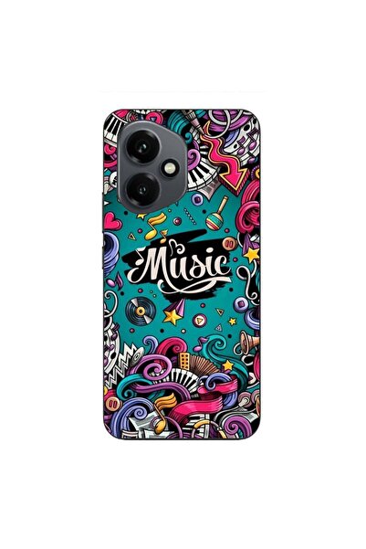 OEM Husa compatibila cu Honor 400 Silicon Gel Tpu Model Pop Art Music