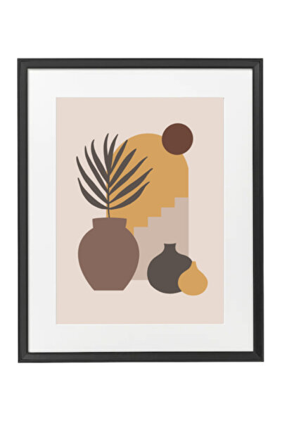 Boomah Accessories Mid Century Modern Art, Boho Decor, Landscape, Neutral Wal...