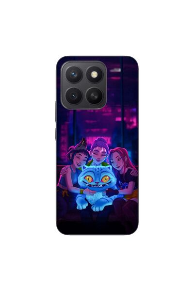 OEM Husa compatibila cu Honor X8c Silicon Gel Tpu Model KPop Demon Hunters Ha...