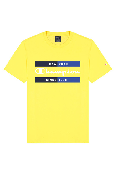 Champion Bărbați& # x27;s Tricou cu mânecă scurtă și guler rotund L