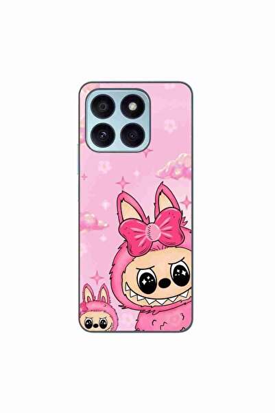 OEM Husa compatibila cu Honor X8b Silicon Gel Tpu Model Labubu Pink Fantasy