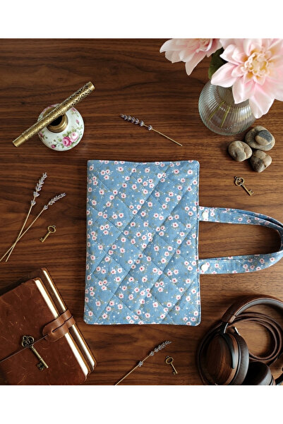 Doğa teks home Çiçek Desenli Elde Tutmalı Tablet/Kitap Kılıfı(11-12 inç)
