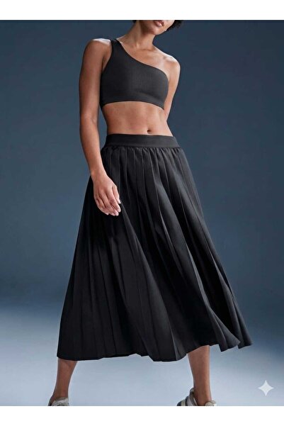 Nike 24.7 PerfectStretch Dri-FIT Pileli siyah etek yakamoz spor