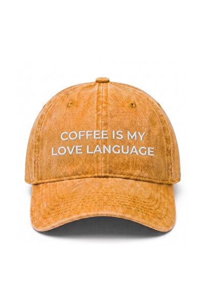 Tresore ''Coffee Is My Love Language'' Embroidered Washable Hat /''Coffee Is ...