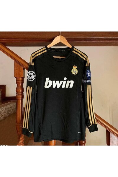 Maharet Real Madrid 2011/12 Sezonu Cristiano Deplasman Ronaldo Forması (Black)