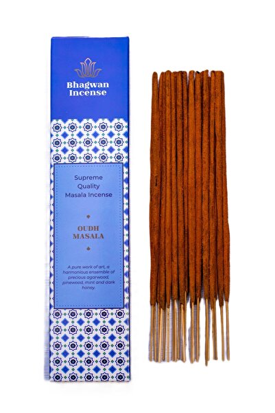 Bhagwan Incense Oudh Masala - bețișoare parfumate masala naturale premium, 15g