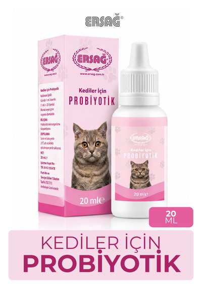 Ersağ Kediler İçin Probiyotik 20 ML