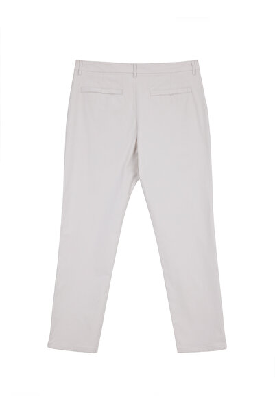 BROOKS BROTHERS Beyaz Erkek Regular Fit Pantolon BBSS26MPT005