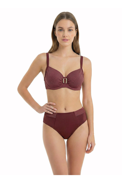 Bellisa Kahverengi Kadın Bikini Takım 261002