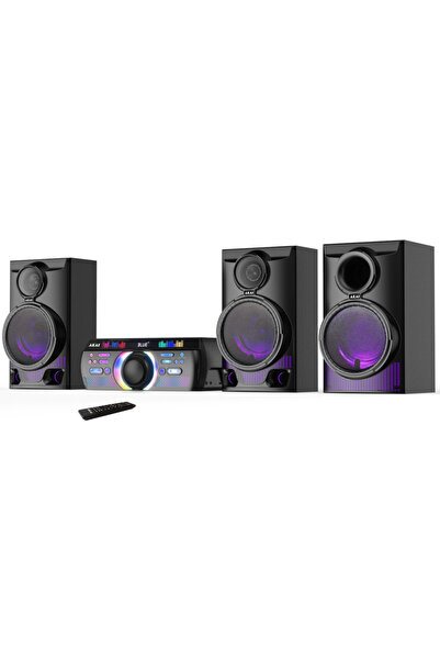 AKAI 3.1 Audio System with Amplifier, Trinitone SoundFusion System, 180W, USB