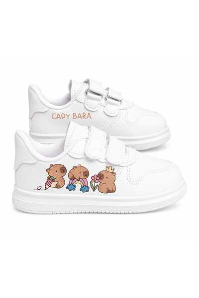 alcdesing Three Little Brown Friends Printed on White Band Children's Sports ...