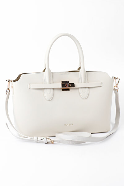 Tuna Bottier Beige Women's Shoulder Bag - Cnts5801