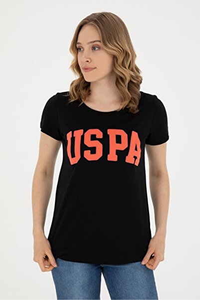 U.S. Polo Assn. GEAN24 US Polo Assn Γυναικείο T-shirt 1804839 Μαύρο