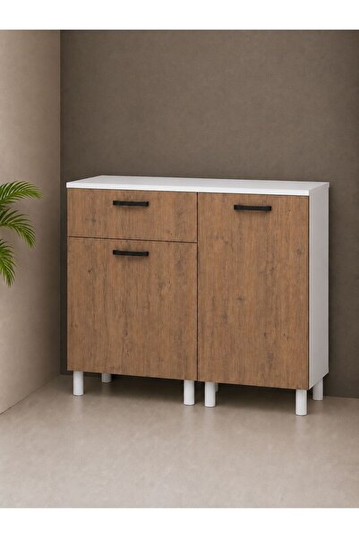 visasconcept TEK ÇEKMECELİ 100 CM ÇOK AMAÇLI DOLAP