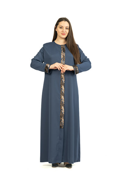 derin store Kadın Nakış Detaylı, Dubai Modern Maxi Ferace