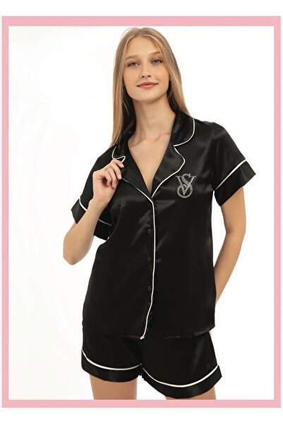 sulyra Satin Pajama Set Vicsec (Boxed)