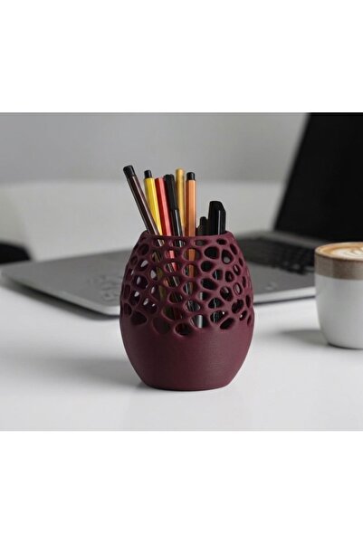 3D Baskı Desenli Kalemlik